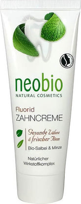 Dentifrice au fluorure de xylitol et aux extraits de sauge et de menthe EKO 75 ml - NEOBIO